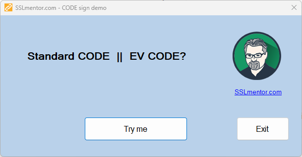 Code Signing – Test-SW